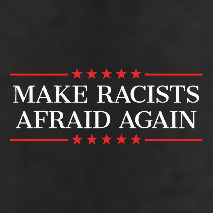 Make Racists Afraid Again Garment-Dyed Fleece Hoodie