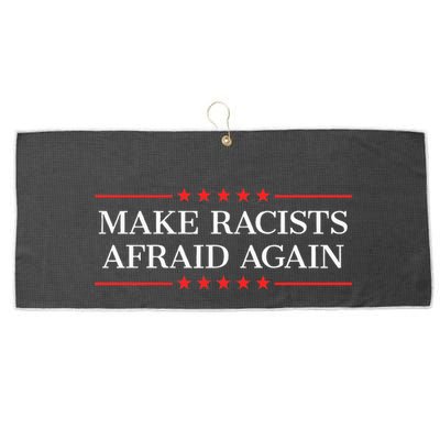 Make Racists Afraid Again Large Microfiber Waffle Golf Towel
