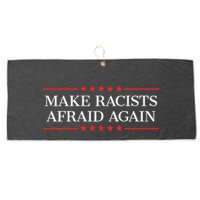 Make Racists Afraid Again Large Microfiber Waffle Golf Towel