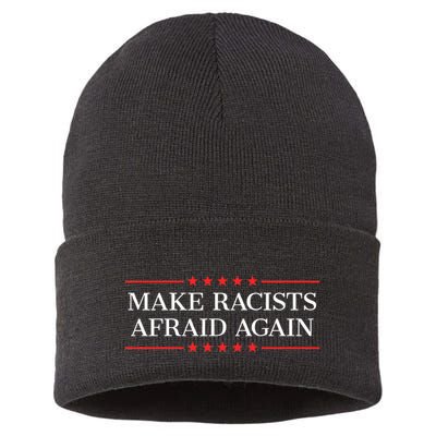 Make Racists Afraid Again Sustainable Knit Beanie