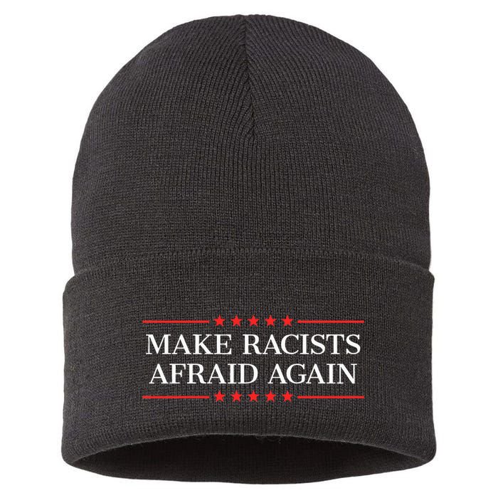 Make Racists Afraid Again Sustainable Knit Beanie