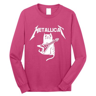 Metallicat Rock Band Guitar Long Sleeve Shirt