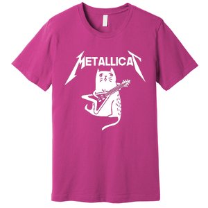 Metallicat Rock Band Guitar Premium T-Shirt