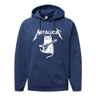 Metallicat Rock Band Guitar Performance Fleece Hoodie