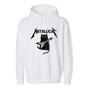 Metallicat Rock Band Guitar Garment-Dyed Fleece Hoodie