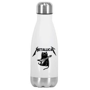 Metallicat Rock Band Guitar Stainless Steel Insulated Water Bottle