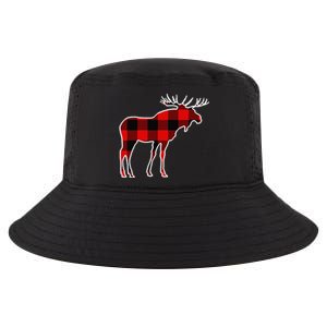 Moose Red Buffalo Plaid Deer Elk Matching Pj Family Gift Cool Comfort Performance Bucket Hat