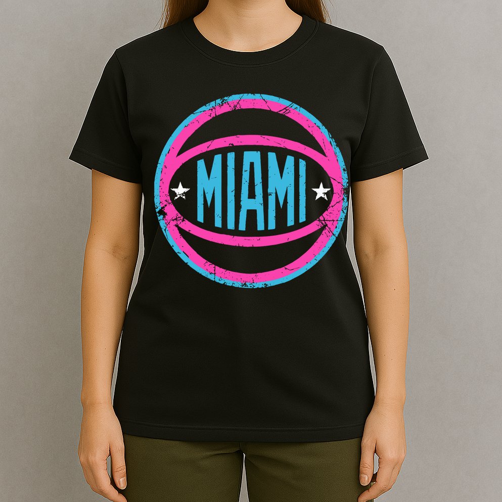 Miami Retro Basketball Nights T-Shirt