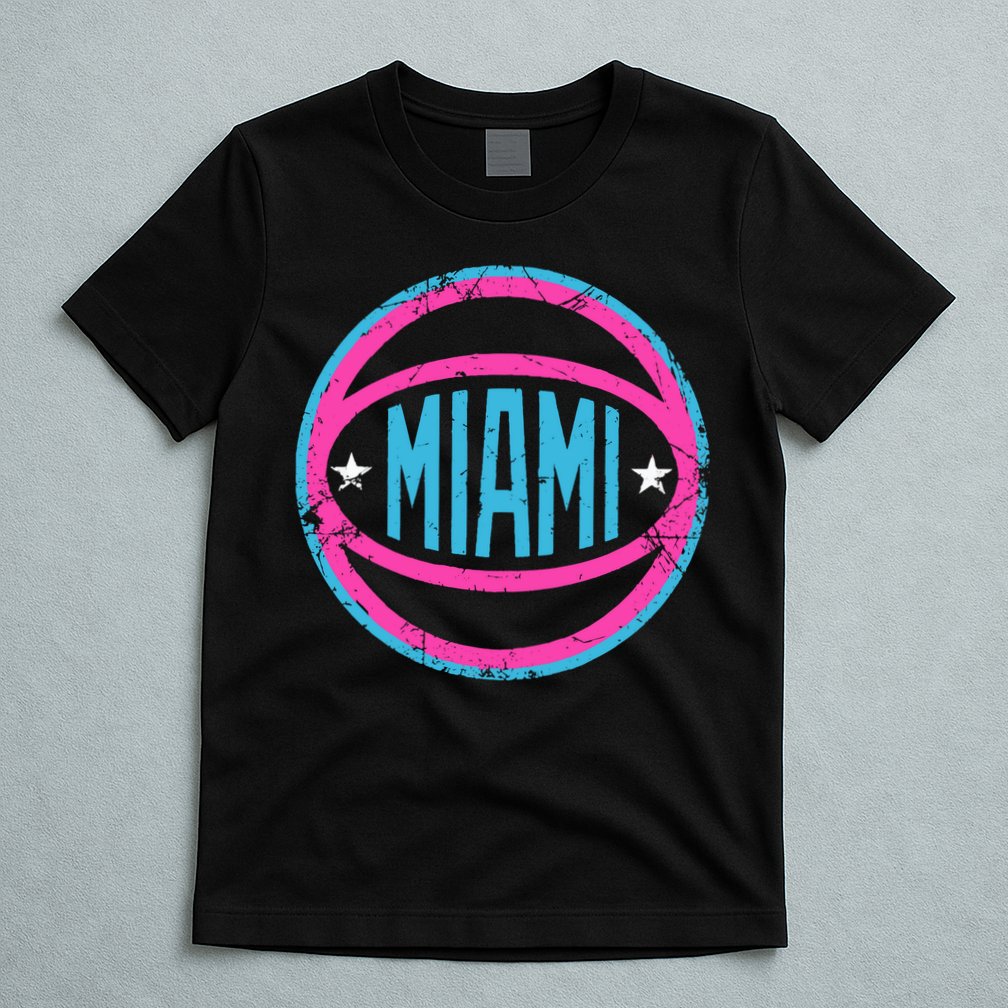 Miami Retro Basketball Nights T-Shirt