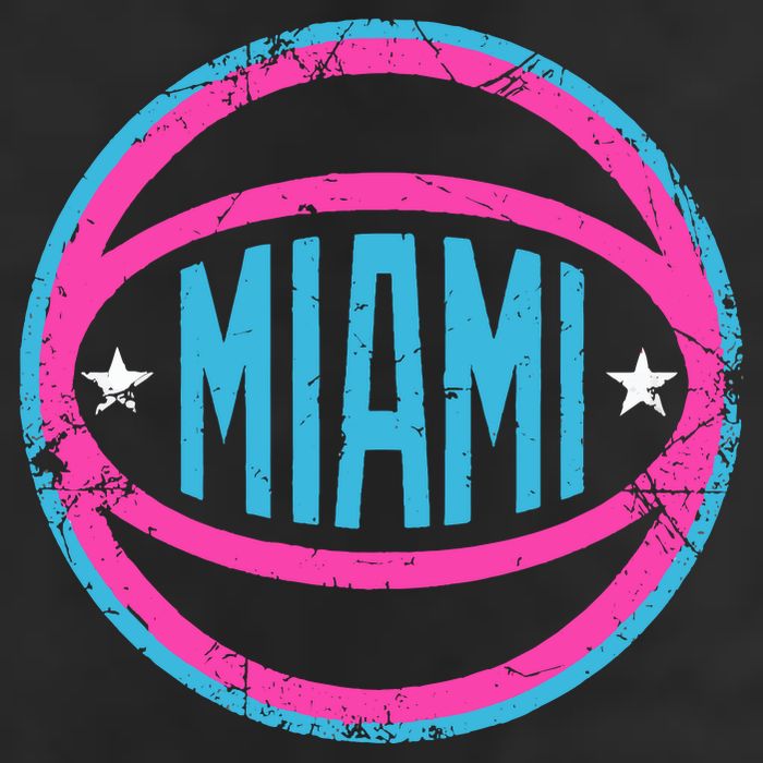 Miami Retro Basketball Nights Adult Drive Performance Visor
