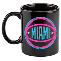 Miami Retro Basketball Nights 11oz C Handle Ceramic Mug