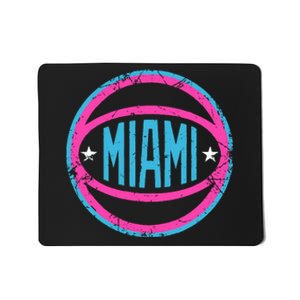 Miami Retro Basketball Nights Mousepad