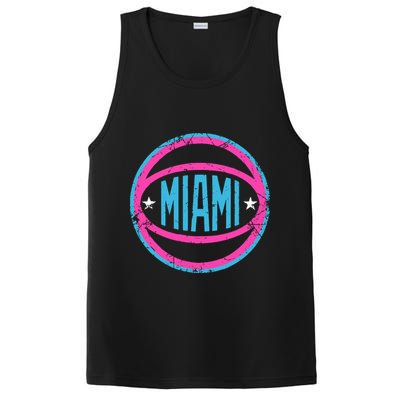 Miami Retro Basketball Nights PosiCharge Competitor Tank
