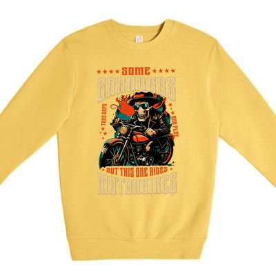 Motorcycle Rider Biker Premium Crewneck Sweatshirt