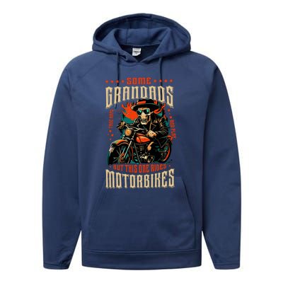 Motorcycle Rider Biker Performance Fleece Hoodie