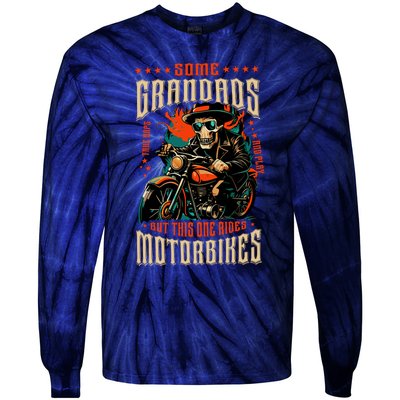 Motorcycle Rider Biker Tie-Dye Long Sleeve Shirt