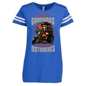 Motorcycle Rider Biker Enza Ladies Jersey Football T-Shirt