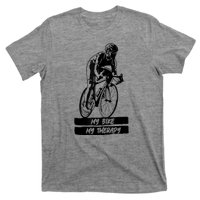 My Road Bike Is My Therapy Bike Riding Cyclist Cycling T-Shirt