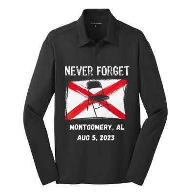 Montgomery Riverfront Brawl Alabama Flag Sweet Tea Party Silk Touch Performance Long Sleeve Polo