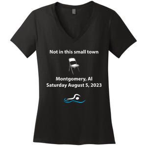 Montgomery Riverfront Brawl Alabama Boat Fight Women's V-Neck T-Shirt