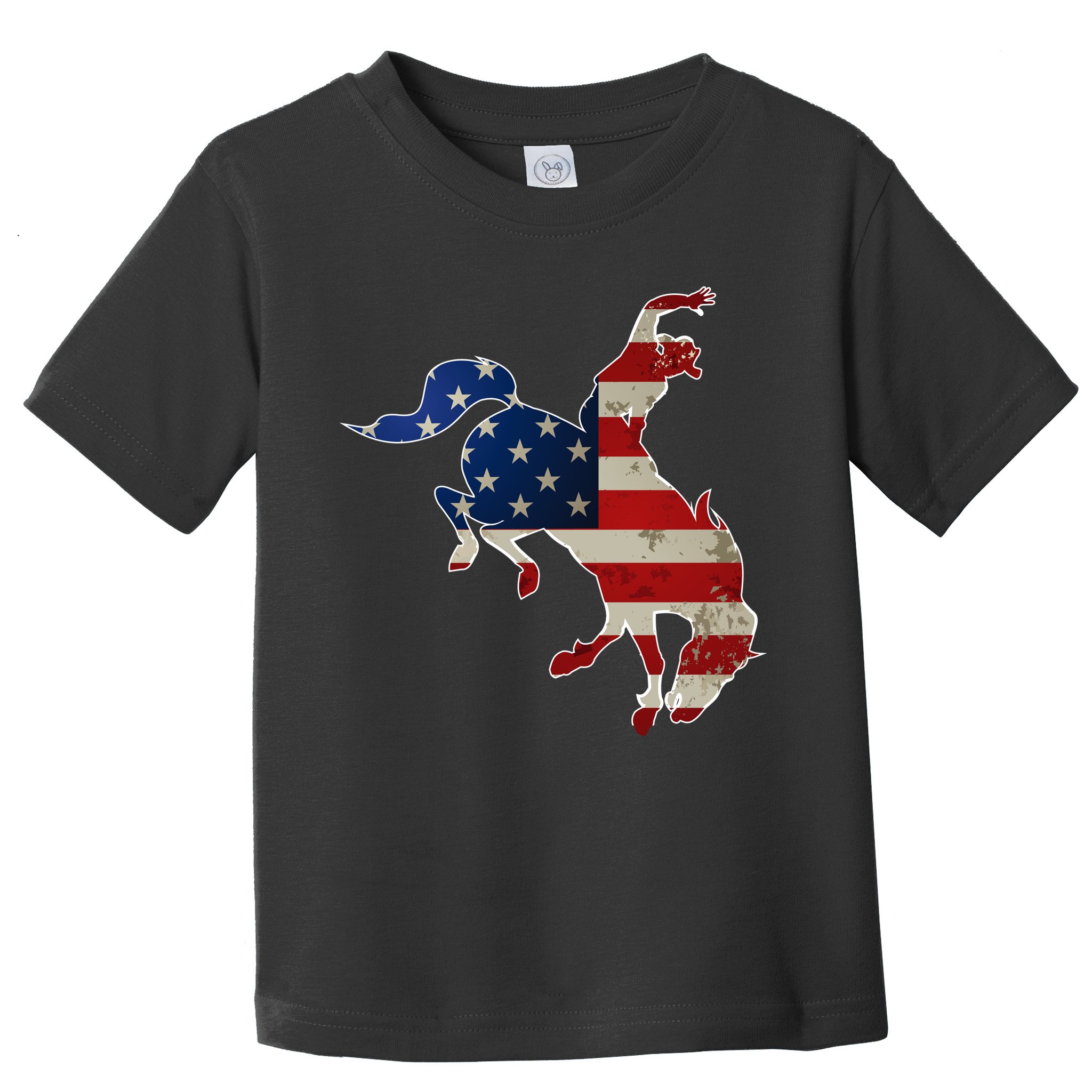 Man Riding Bucking In Rodeo Toddler T-Shirt