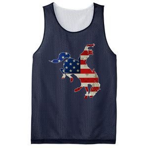 Man Riding Bucking In Rodeo Mesh Reversible Basketball Jersey Tank