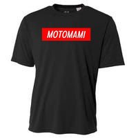 MOTOMAMI Red Box Logo Cooling Performance Crew T-Shirt