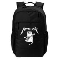 Mettalicat Rock Band Guitar Funny Christmas Gifts Daily Commute Backpack