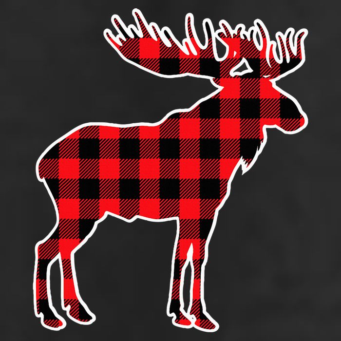 Moose Red Buffalo Plaid Matching Pajama Family Gift Adult Drive Performance Visor