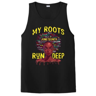 My Roots Black Women Run Deep Juneteenth PosiCharge Competitor Tank