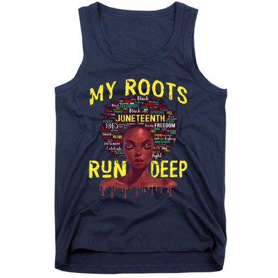 My Roots Black Women Run Deep Juneteenth Tank Top