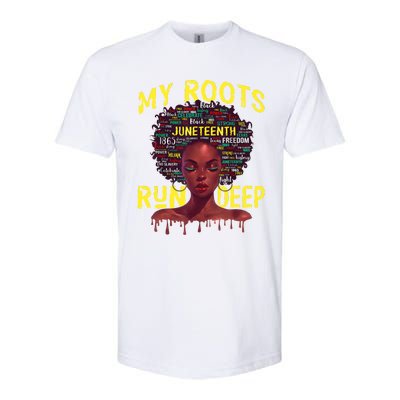 My Roots Black Women Run Deep Juneteenth Softstyle CVC T-Shirt