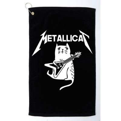 Metallicat Rock Band Guitar Golf Towel