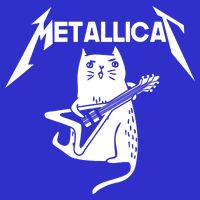Metallicat Rock Band Guitar 16 in Basic Backpack