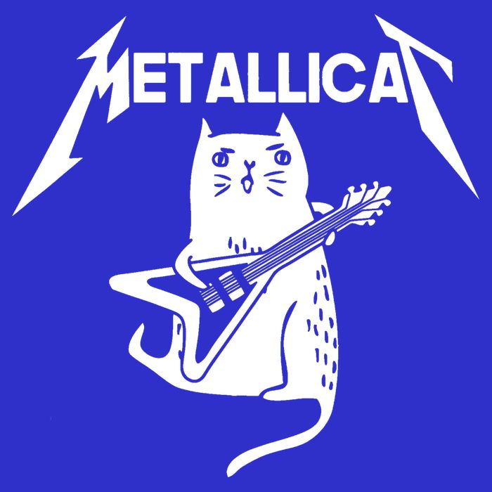 Metallicat Rock Band Guitar 16 in Basic Backpack