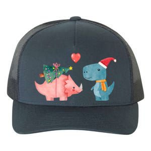 Merry Rexmas Cute Christmas Dinosaur Winter Holiday Funny Gift Yupoong Adult 5-Panel Trucker Hat