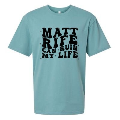 Matt Rife Can Ruin My Life Funny Wavy Retro Sueded Cloud Jersey T-Shirt