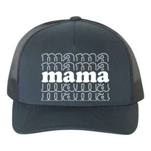 Mama Retro Cute Gift For Her Yupoong Adult 5-Panel Trucker Hat