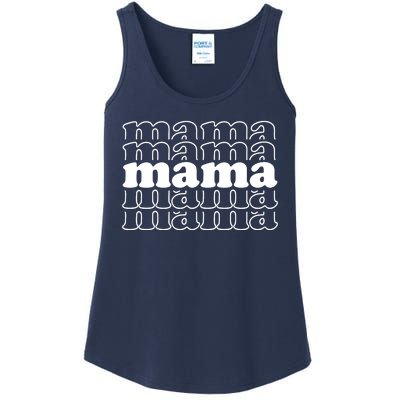 Mama Retro Cute Gift For Her Ladies Essential Tank