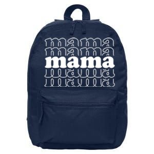 Mama Retro Cute Gift For Her 16 in Basic Backpack