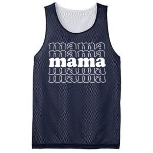 Mama Retro Cute Gift For Her Mesh Reversible Basketball Jersey Tank