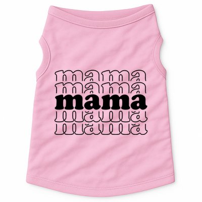 Mama Retro Cute Gift For Her Doggie Tank