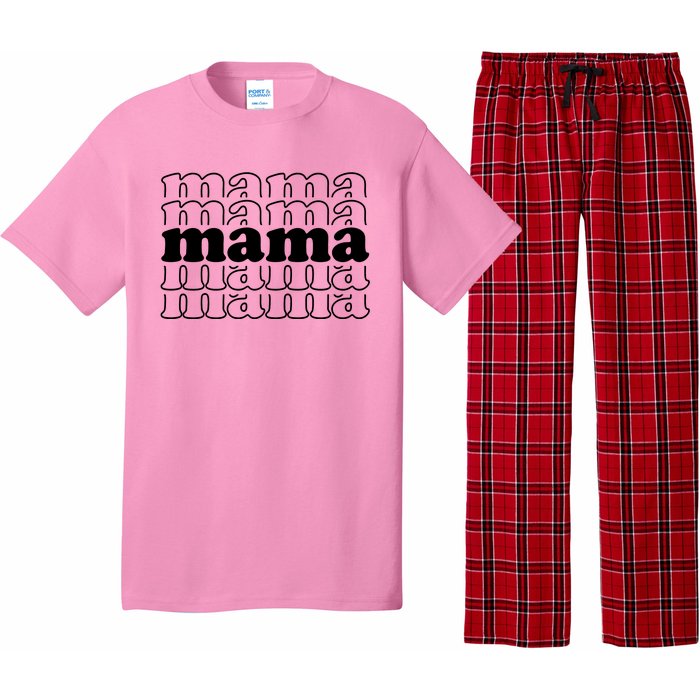 Mama Retro Cute Gift For Her Pajama Set