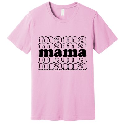 Mama Retro Cute Gift For Her Premium T-Shirt