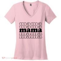 Mama Retro Cute Gift For Her Women's V-Neck T-Shirt