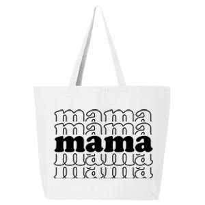 Mama Retro Cute Gift For Her 25L Jumbo Tote