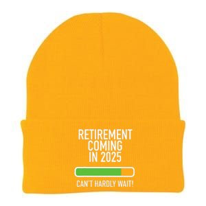 My Retirement Coming Soon In 2025 Almost Retired Countdown Gift Knit Cap Winter Beanie