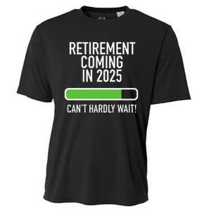 My Retirement Coming Soon In 2025 Almost Retired Countdown Gift Cooling Performance Crew T-Shirt