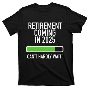 My Retirement Coming Soon In 2025 Almost Retired Countdown Gift T-Shirt