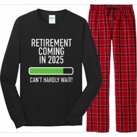 My Retirement Coming Soon In 2025 Almost Retired Countdown Gift Long Sleeve Pajama Set